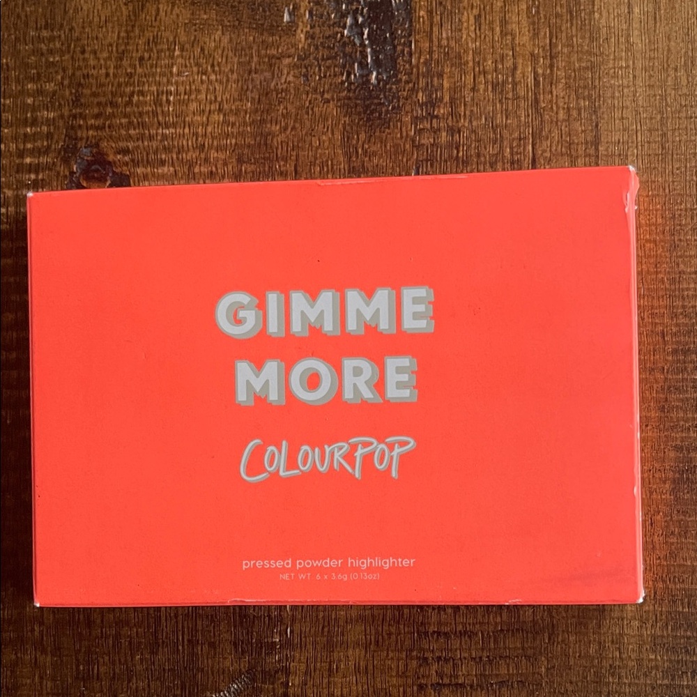 Colourpop Gimme More highlighter palette